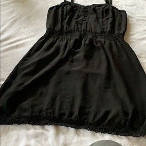 Urban Outfitters- Black baby doll dress